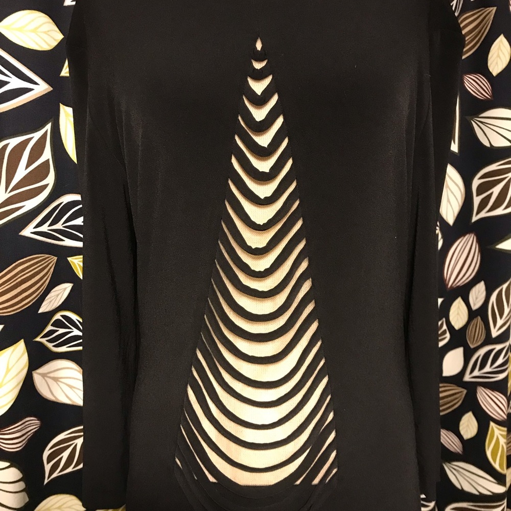 Long Black Hamel Gown w/ incredible detail.